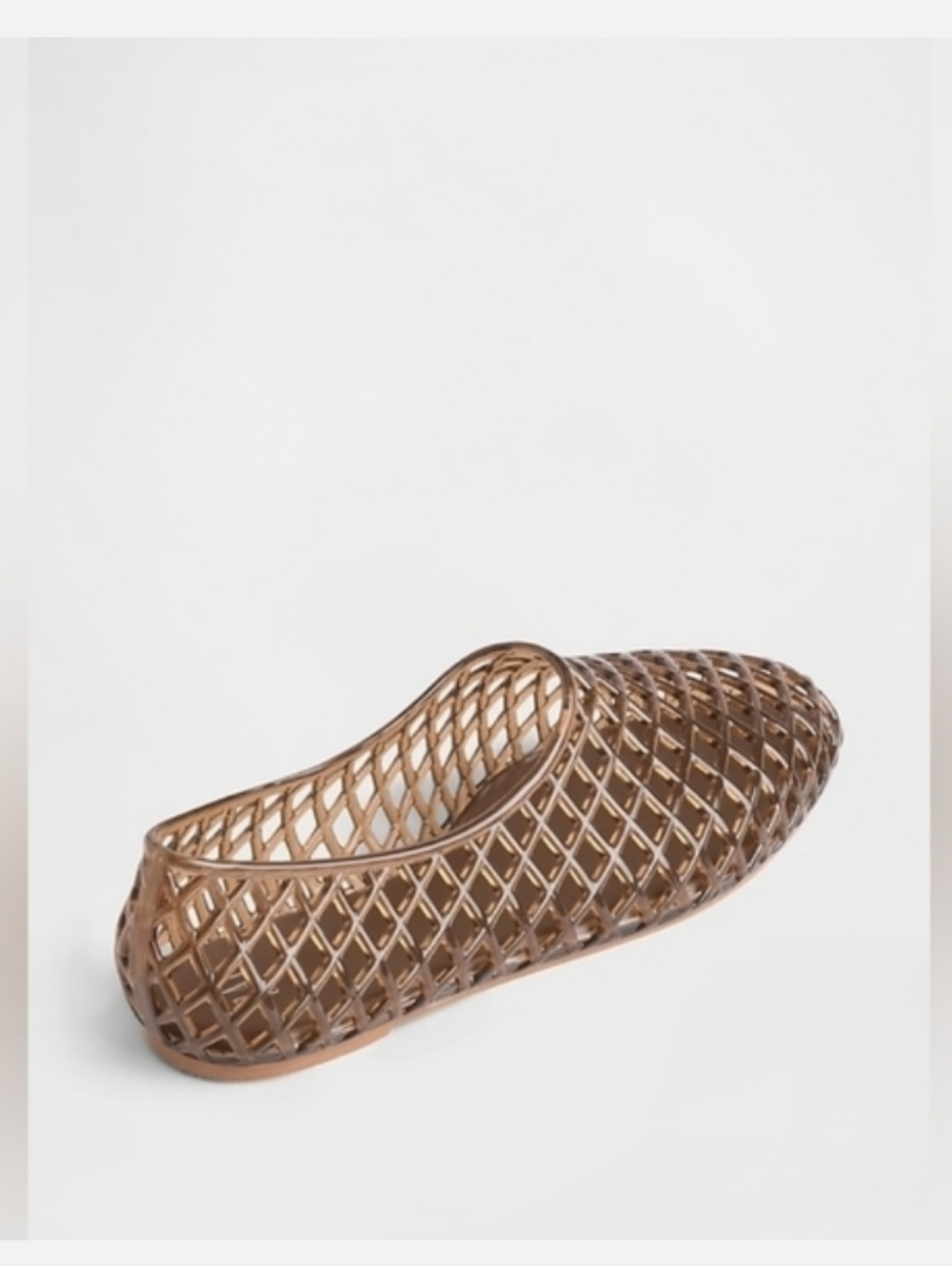 GAP Metallic Bronze Lattice Slip-On Flats